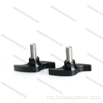 Knurled Knob aluminium Head Thumb Screw berkualiti baik